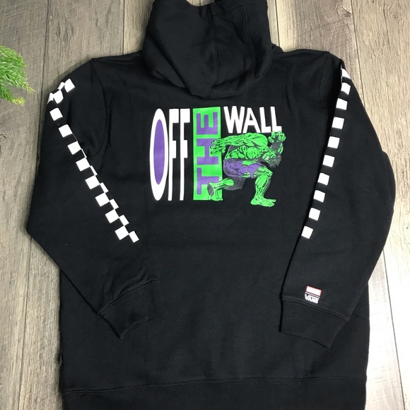 NWT VANS&Marvel Hulk Hood Black AUTHENTIC - Picture 4 of 7